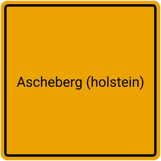 Meldebestätigung Ascheberg (Holstein)